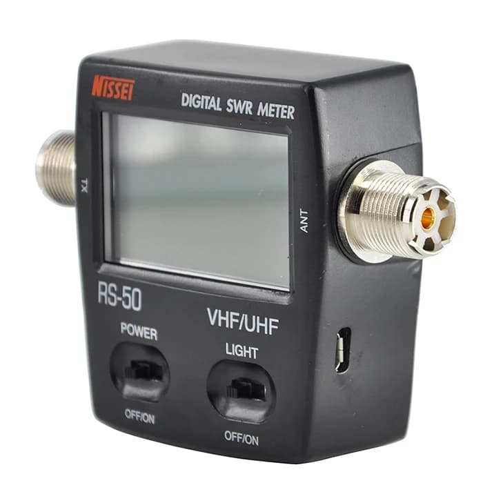 Misuratore di onde stazionarie digitali a doppio stadio UV RS-50, accessori per walkie-talkie