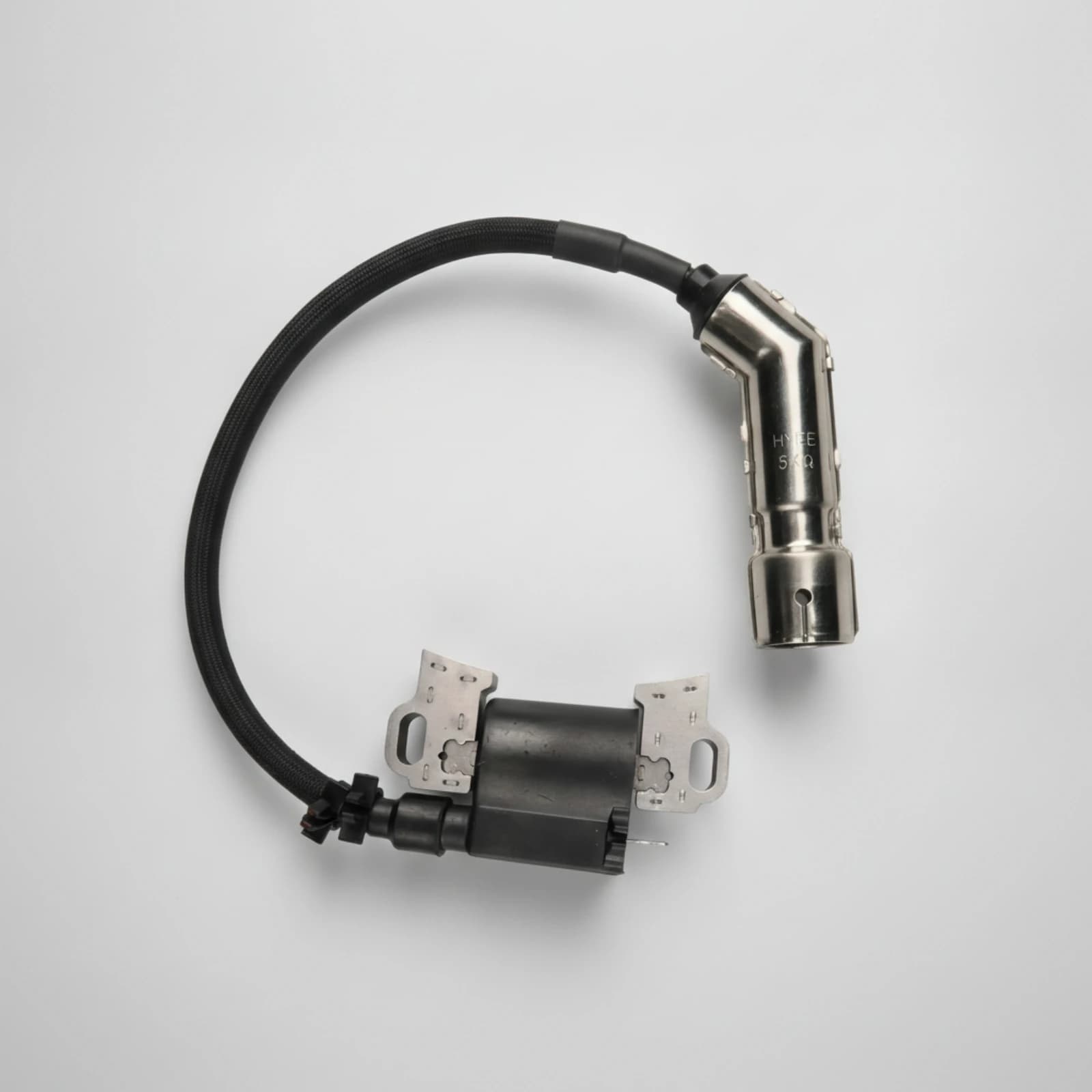 Ignition Coil Assembly Direct Replacement Ignition Coil with Mounting Brackets Automotive Parts Black for Engine Repair