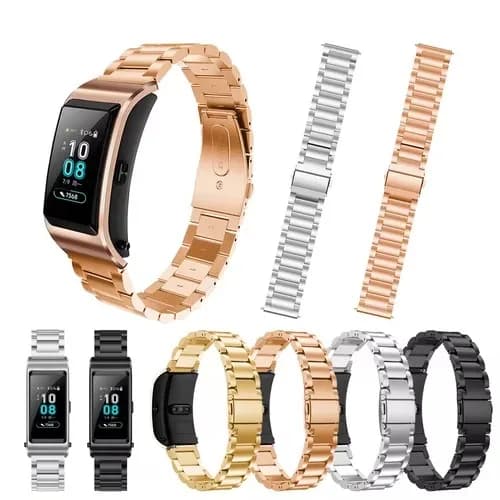 Per Huawei B5 Smart cinturino TalkBand B5 Premium metallo acciaio inossidabile di ricambio per Huawei Watch Honor S1 cinturino da 18 mm