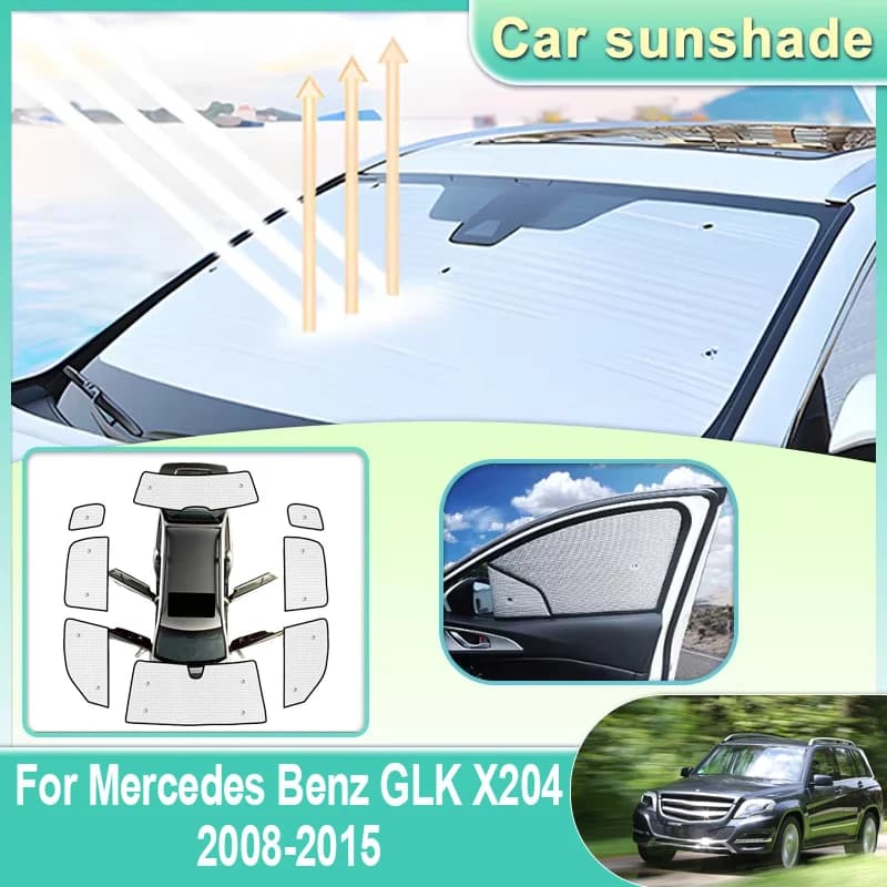 Parasole per Parabrezza Auto per Mercedes Benz GLK X204 2008~2015 GLK280 GLK300 GLK350 250 Protezione Solare Completa Anti UV