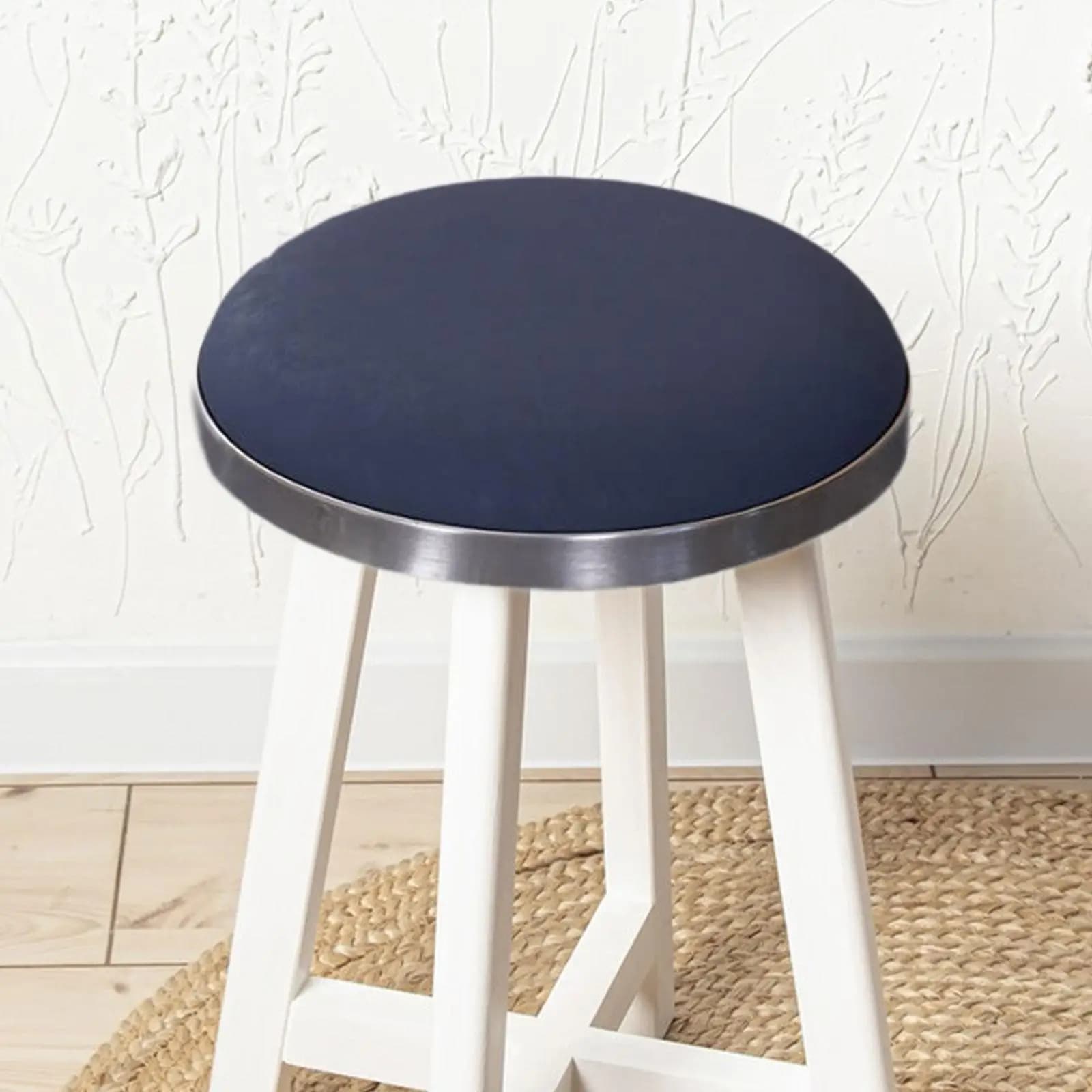 Cuscino Antiscivolo per Sgabello Rotondo, Rivestimento Ergonomico in Pelle PU Resistente per Sedie da Bar Moderne