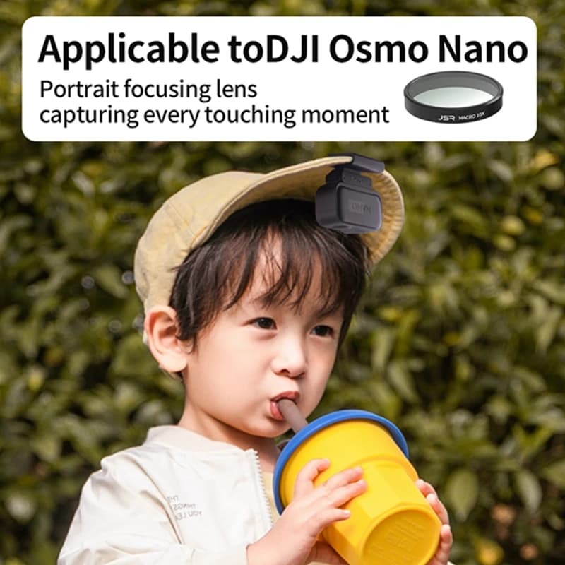 10X Ritratto Specchio di Fuoco Mini Selfie Stick Per DJI OSMO NANO Macchina Fotografica Per Bambini Obiettivo Macro Close-up Fotografia Per Nano Accessorio