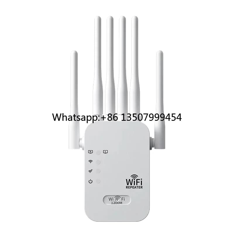 1200mbps Dual Band WiFi Repeater Booster 2.4G Long Range Extender & 5G Signal Amplifier Repetidor WiFi