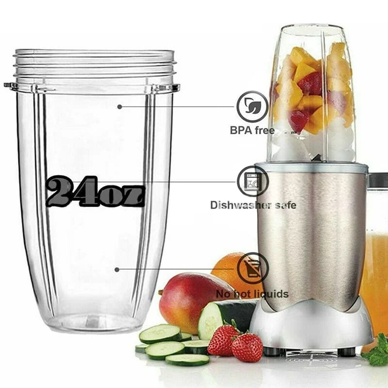 24OZ For NUTRI600W 900W Accessories for juicer Accessories for mixer juicer Container for cup mixer spare mixer