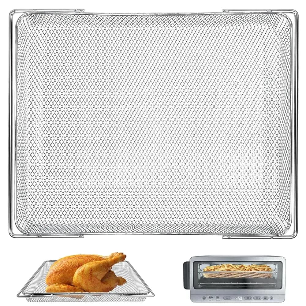Parti di ricambio per friggitrice ad aria per Ninja Flip Toaster Oven & Air Fryer SP151, friggitrice ad aria in acciaio inossidabile per alimenti da 13,8''× 10,6''