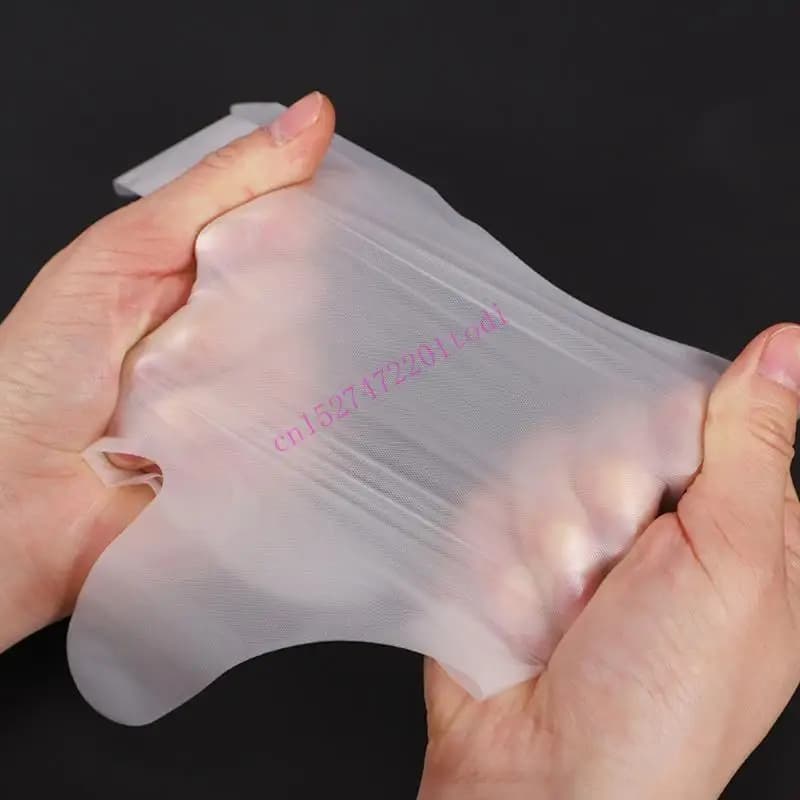 M76B Guanti in plastica monouso senza lattice senza polvere per lavoro e uso domestico
