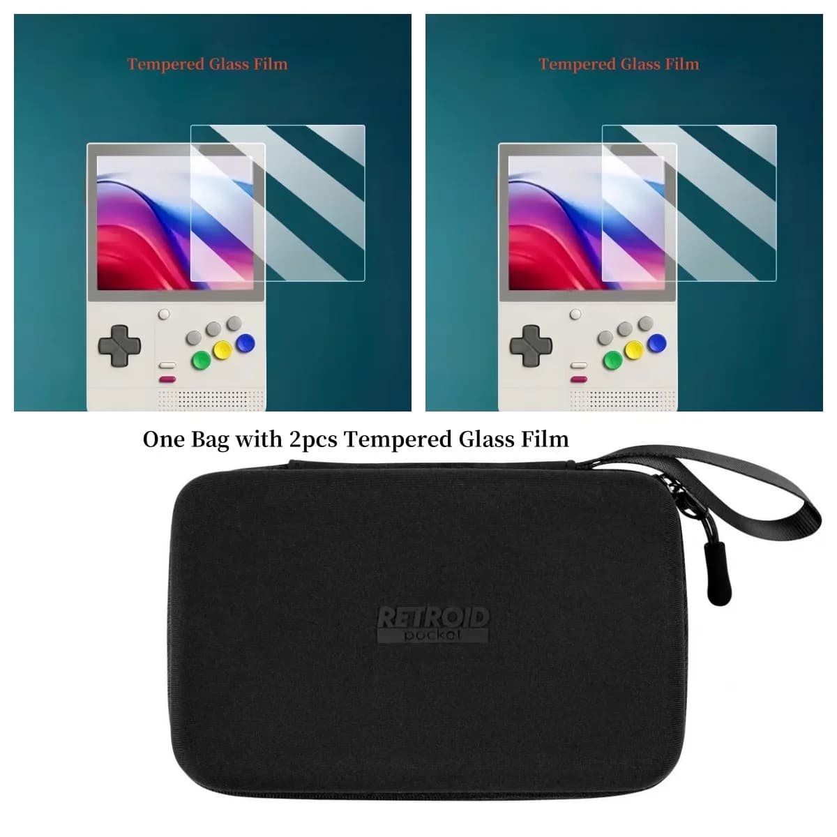 New official Retroid Pocket Classic Bag Protective Housing for Retroid RPC console Anti-shocket with screen protection