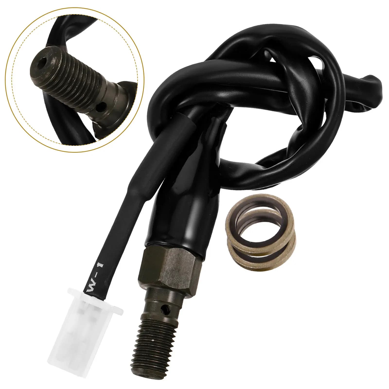 Pump Hydraulic Switch Motorcycle Brake Line Outdoor Bike Cable Plastic Mountain Electric Scooter Electric Bicycle Brake Wire
