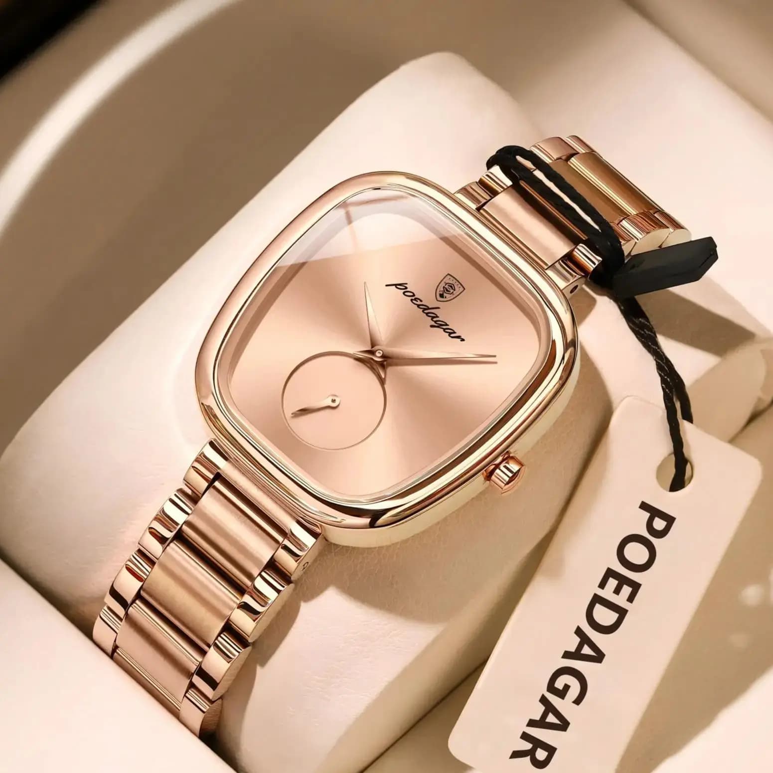 POEDAGAR High Fashion Women's Wrist Watch Stainless Steel Waterproof Women's Watch Luxury Reloj Women's Watch