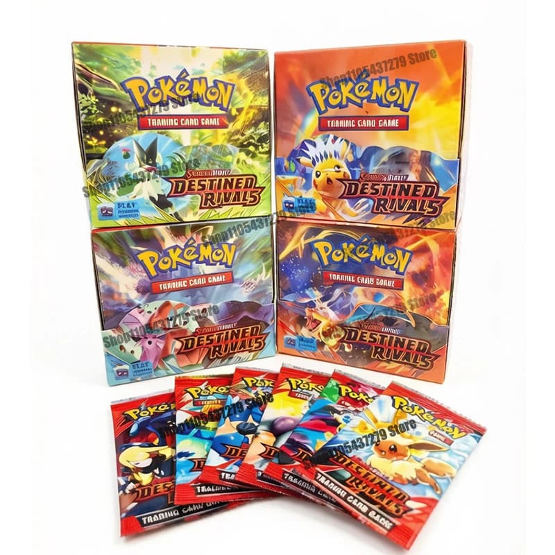 Scarlet Violet Destined Rivals 288 Pieces English Version Pokemon TCG Classics Booster Box Collectable cards Pokemon Pack of 36 Packages