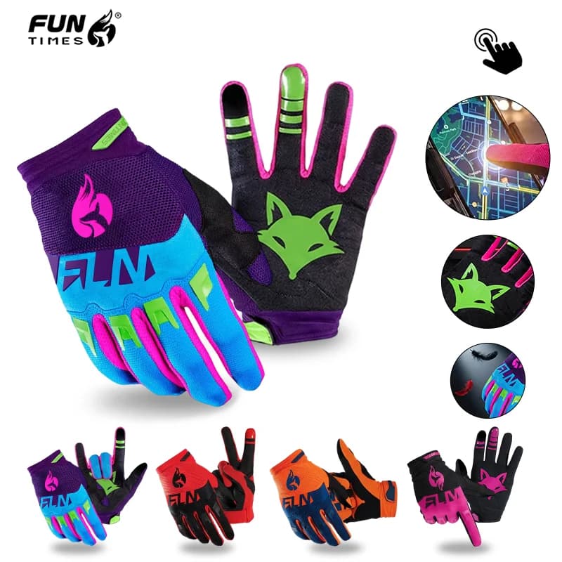 FUNTIMES Men's off-road racing gloves Downhill Gloves for mountain bikes and motorcycles