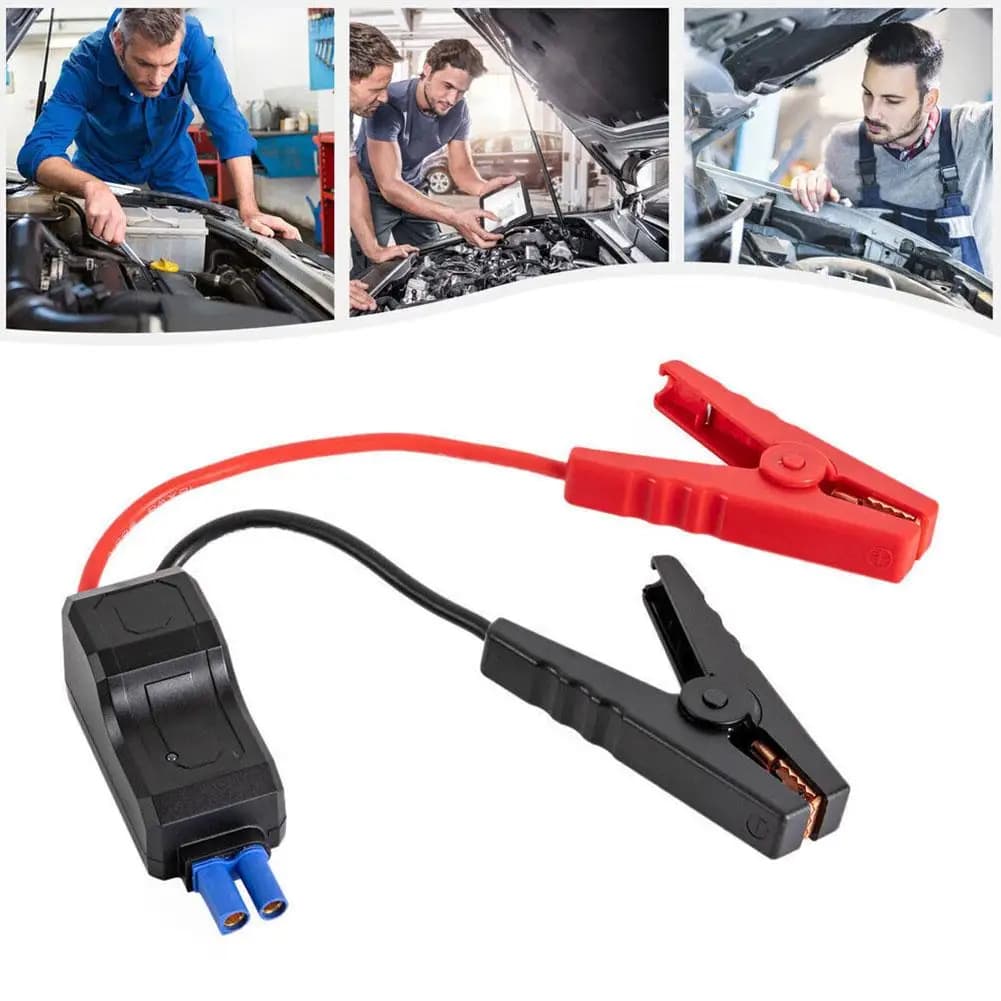 Cavo di emergenza per batteria di emergenza per auto con clip a coccodrillo per avviamento a ponticello per connettore per auto con clip di avviamento EC5 per camion di emergenza