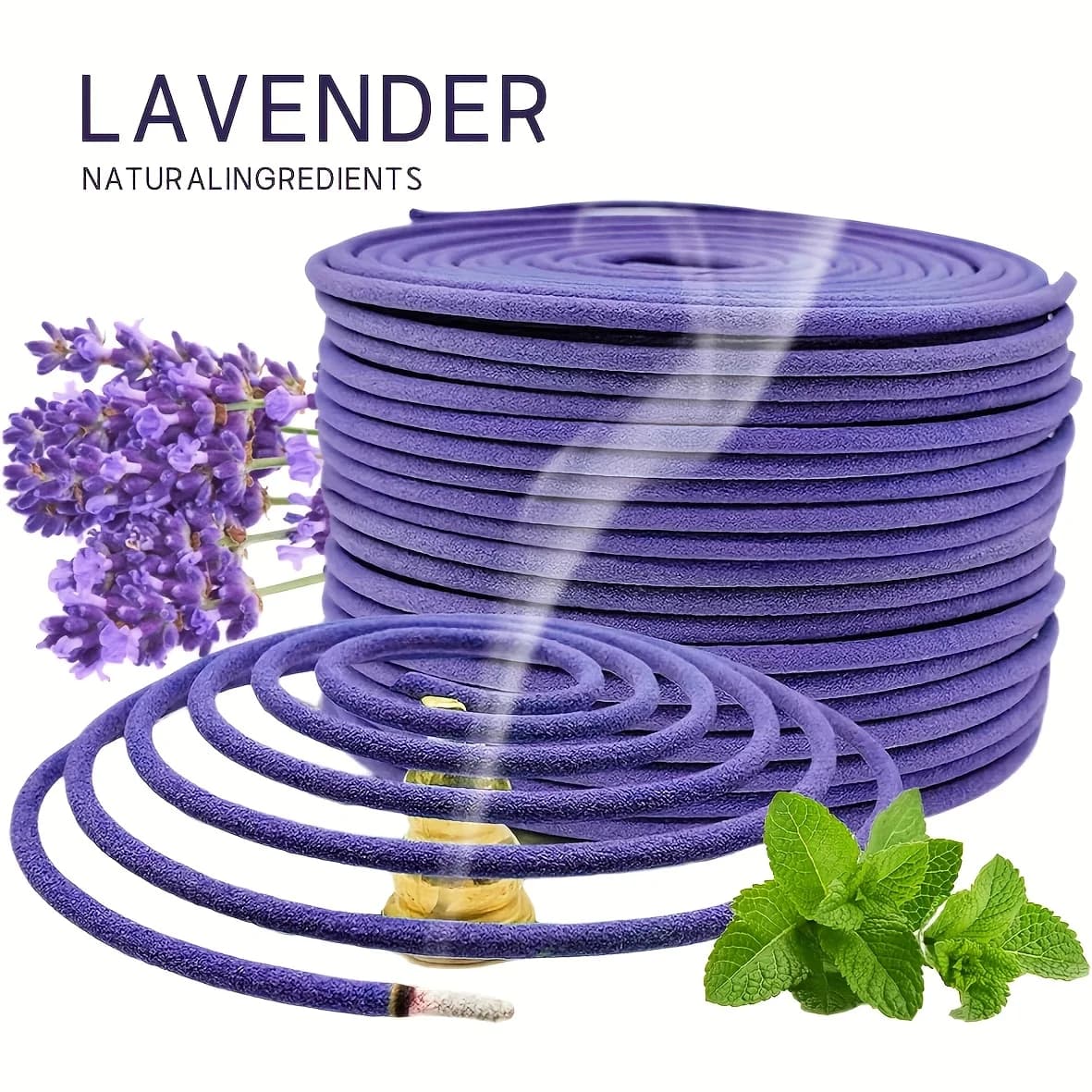 Bobine di olio essenziale di citronella e lavanda Aromaterapia per la meditazione Yoga Piscina all'aperto Patio Portico Ponte da campeggio a lunga combustione