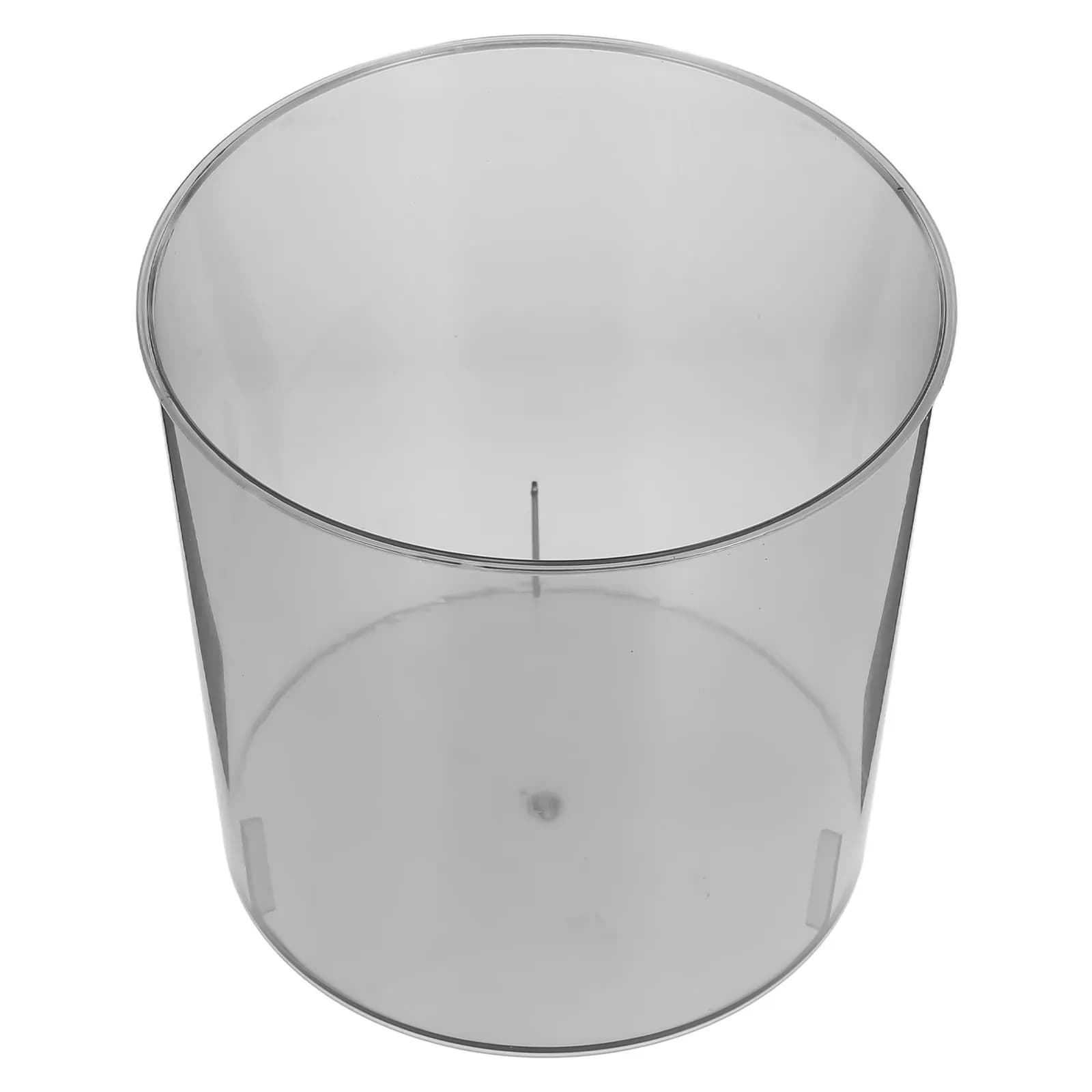 Opening Trash Can Plastic Large Capacity Garbage Container Decorative for Kitchen Bathroom Office Bedroom Household