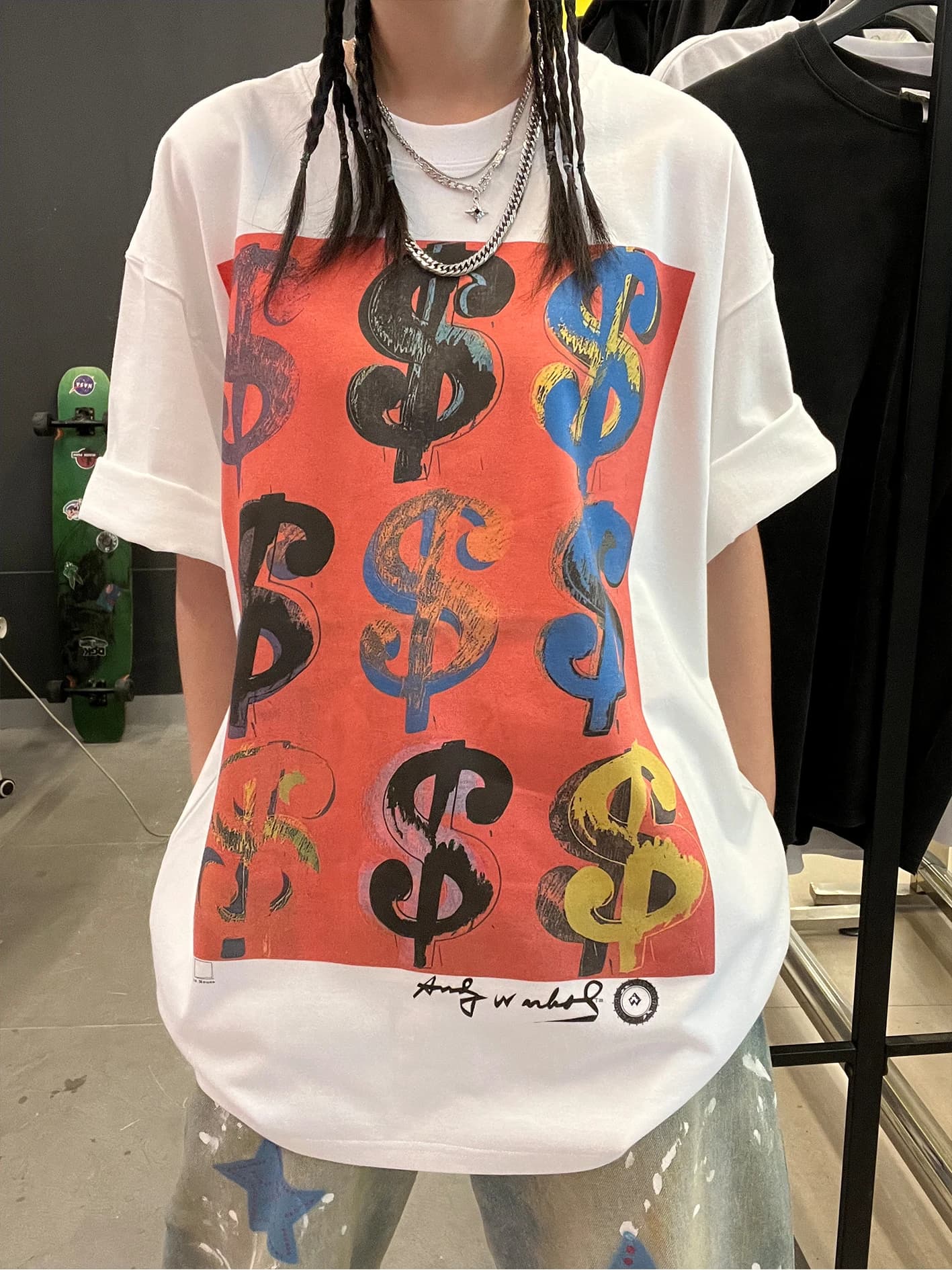 Heavyweight 260G Vintage Unisex Short Sleeve T-Shirt Cotton Spandex Blend Summer Fashion Women's Men's Casual Comfortable Top