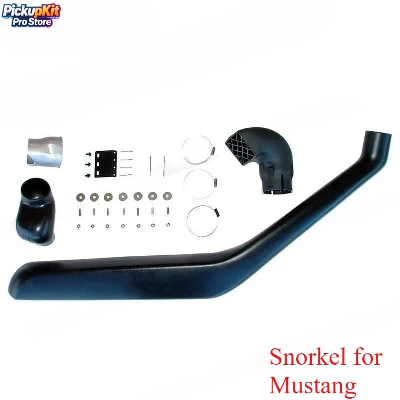 Snorkel in acciaio inossidabile 304 per tubo ad alta aspirazione fuoristrada Mustang a prova di acqua/polvere