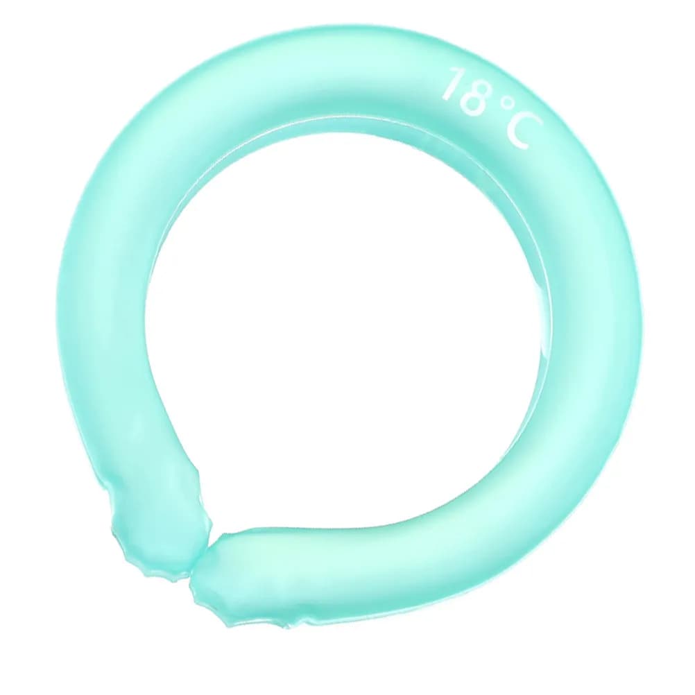 1Pcs Summer Cooling Neck Collar with Material Ice Pillow for Heat Prevention Portable Reusable Waterproof Cold