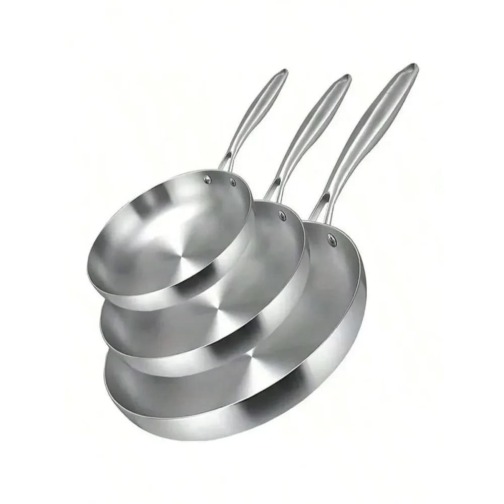 Stainless steel pan, cookware, pans, pots for induction, pots and pans, dishwasher safe and suitable for oven. 12 10.25 8.5 inches