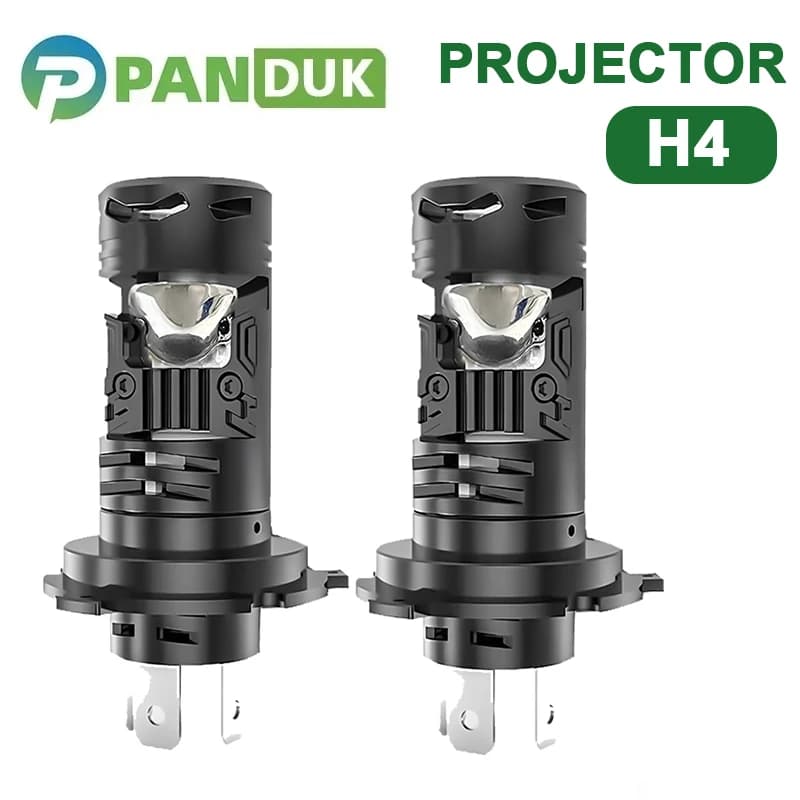PANDUK 1/2 pz H4 Lampadine A Led 9003 HIB2 Mini Lente Proiettore LED Auto Faro CANBUS Auto Auto Faro LHD RHD Plug & Play 12 V 24 V