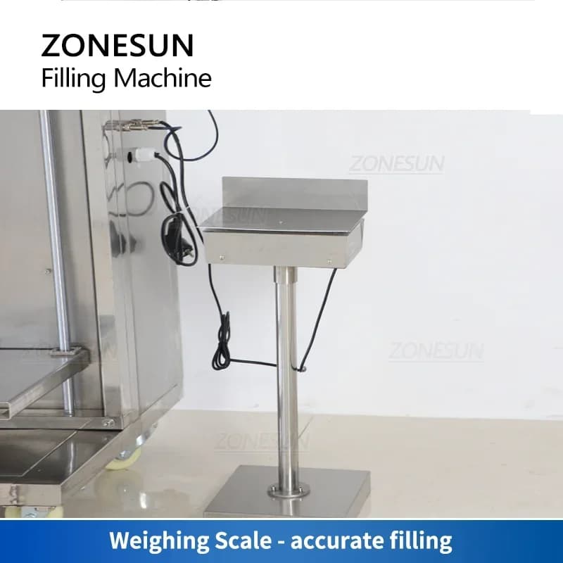 ZONESUN Riempitrice per coclea in polvere Semi automatica 1-2000g Bilancia quantitativa Farina di grano Spezie Bottiglia di proteine Barattolo ZS-FM710