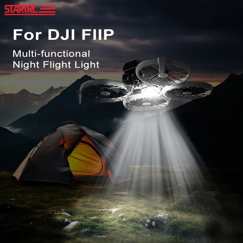STARTRC Per DJI Flip LED Luce di volo notturno Navigazione a lungo raggio Luce di ricerca Anti-collisione Drone Luce stroboscopica Accessori