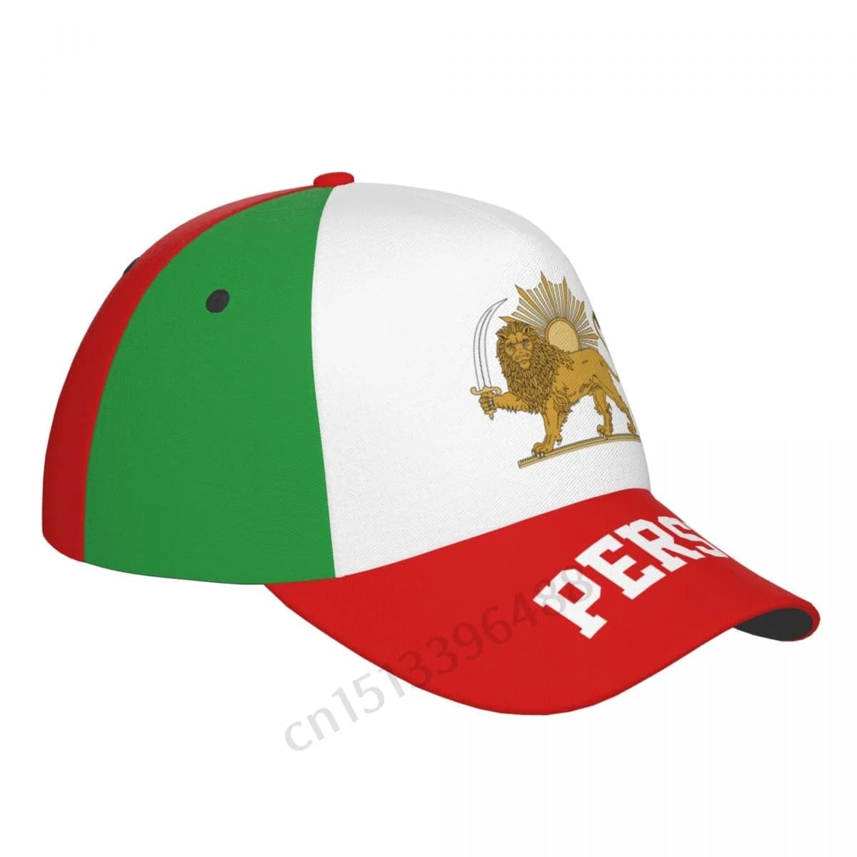 2025 Persia Lion 3D Soccer Hats Sun Baseball Cap Breathable Adjustable Men Women Outdoor Fishing Hat