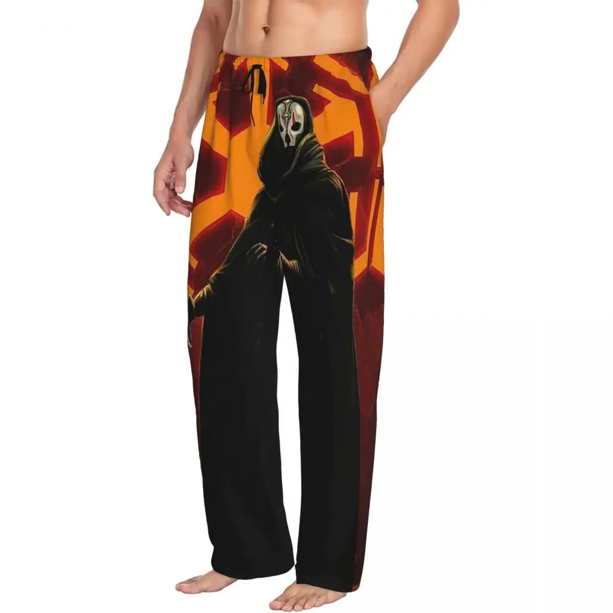 Custom Darth Nihilus Men Pajama Pants Lounge Sleep Sleepwear Bottoms with Pockets