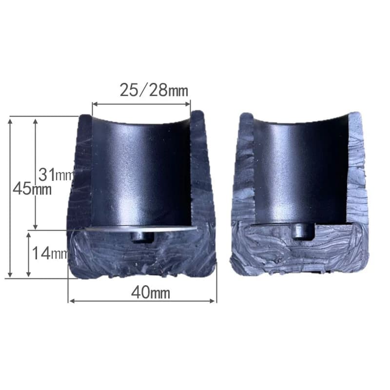 ❤️ Walking Stick Crutch Cane Bottom Pads Cover Protector Climbing Hiking Trekking Pole Tip Replacement Cane Tips Nonskid