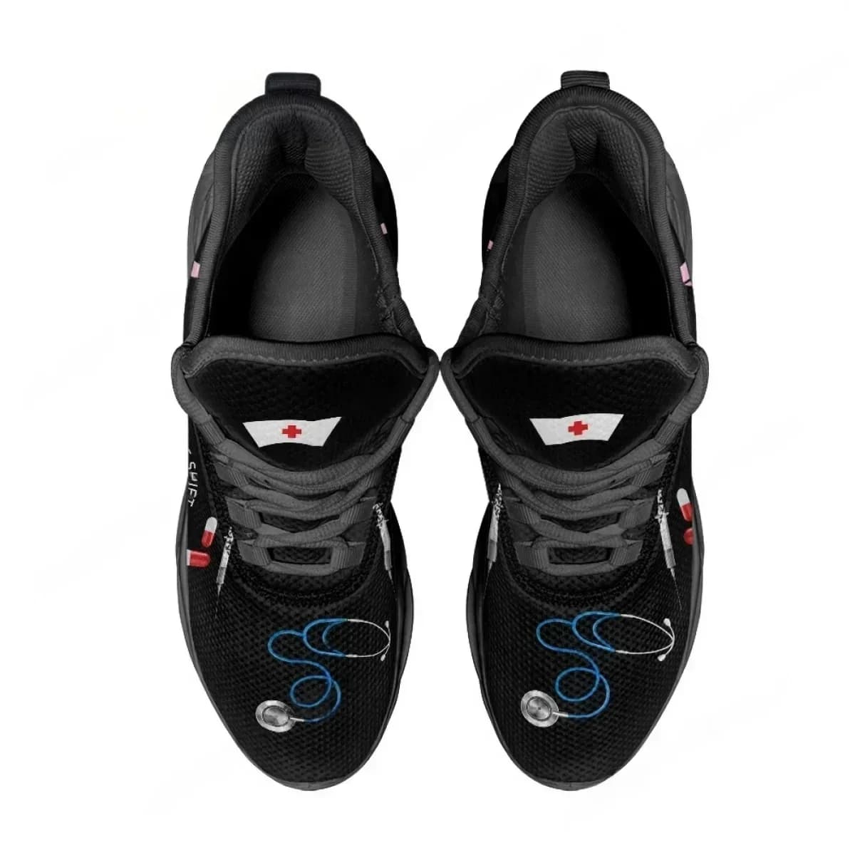 Sneakers Classiche da Infermiera per Donne, Scarpe Comode per Lavoro Ospedaliero, Scarpe Basse Estive Leggere in Rete Morbida, Regalo