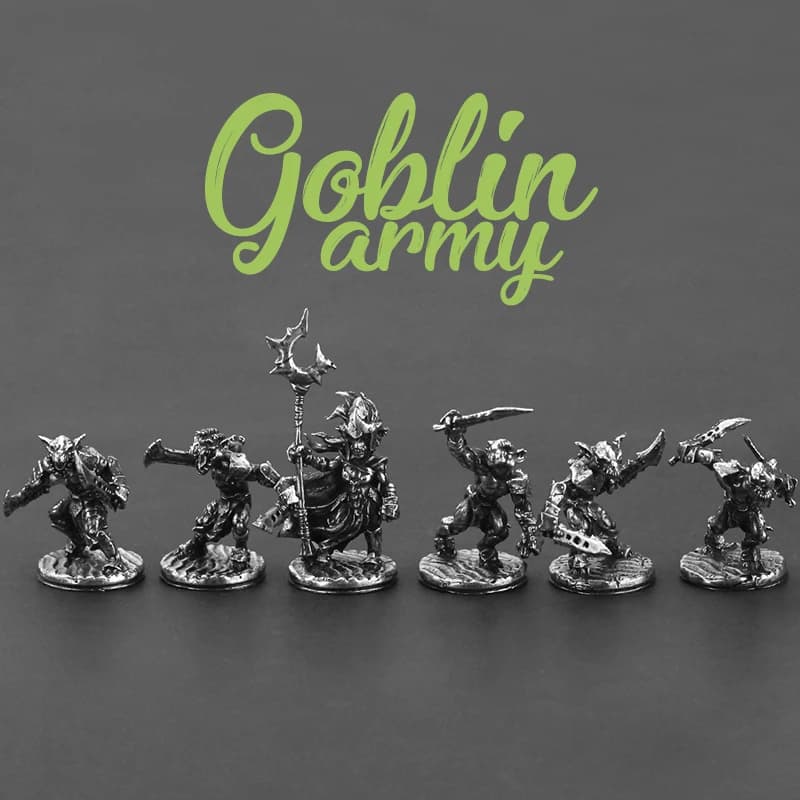 Metallo goblin goblin soldato giocattolo modello finito gioco da tavolo pezzi di scacchi ornamenti per auto per ragazzi come regali