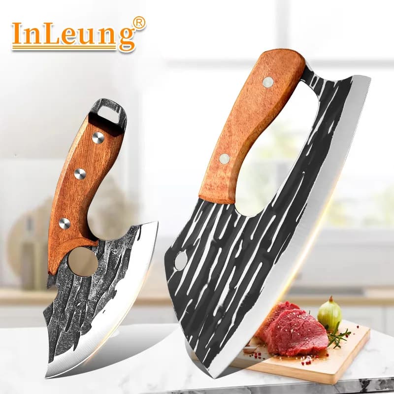 Nuovo Coltello da Cucina Salva-Fatica per Chef, Coltello da Disosso, Coltello Domestico per Verdura e Frutta, Coltello Forgiato in Acciaio Inossidabile, Coltello da Cucina