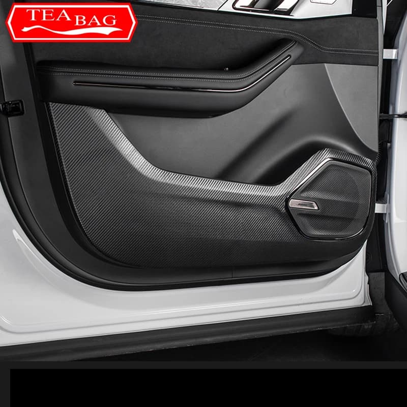 Per Lynk & Co 09 2021-2024 Car Styling Door Anti-kick Pad Door silk Strip protezione del pedale tappetino Anti-attrito accessori Auto
