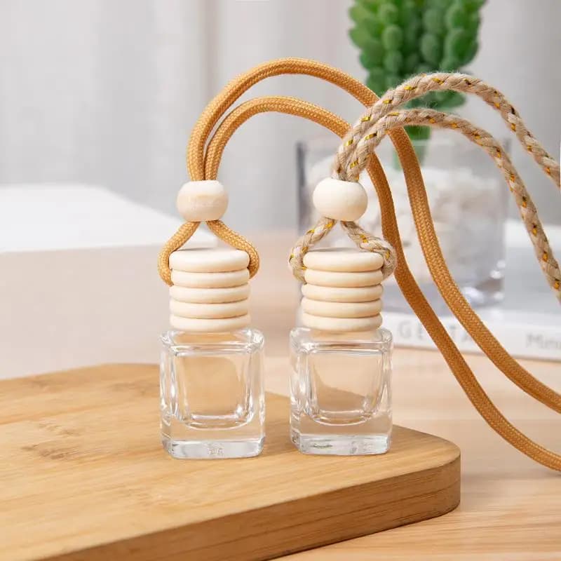 New Essential Oil Diffuser for Auto, Deodorant for Environments, Perfume Bottle with Round Car, Empty Bottle Pendant