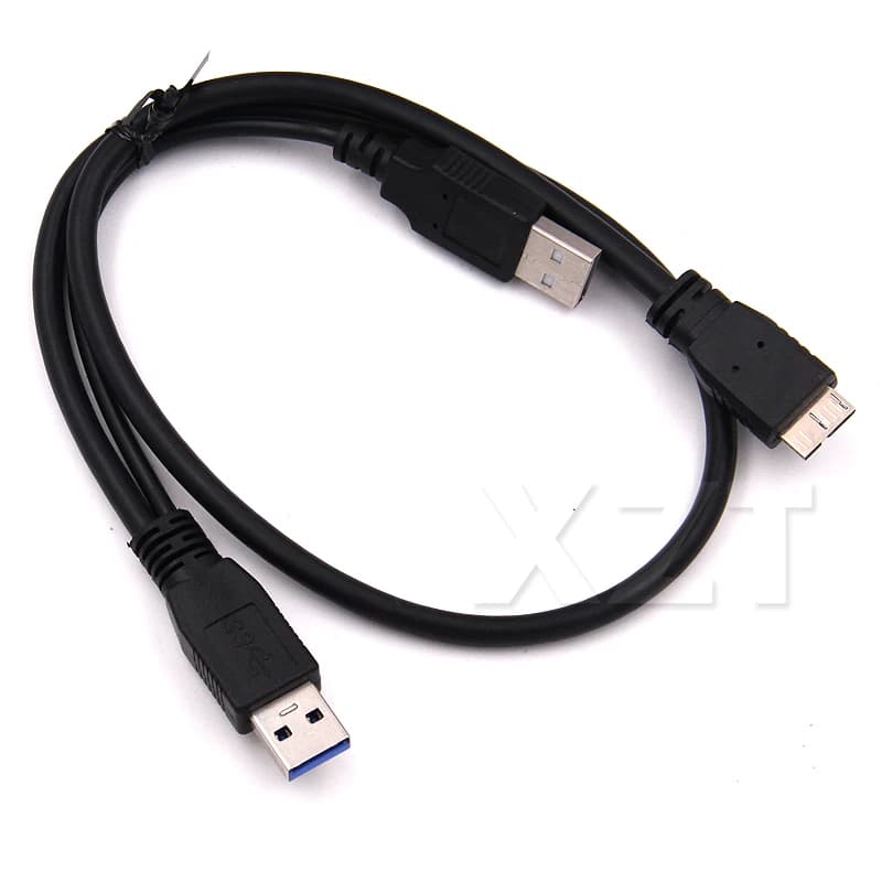 Cavo dati HDD USB 3.0 cavo USB 3.0 da tipo A A Micro B Y con alimentazione USB Extra per cavi dati disco rigido Mobile esterno