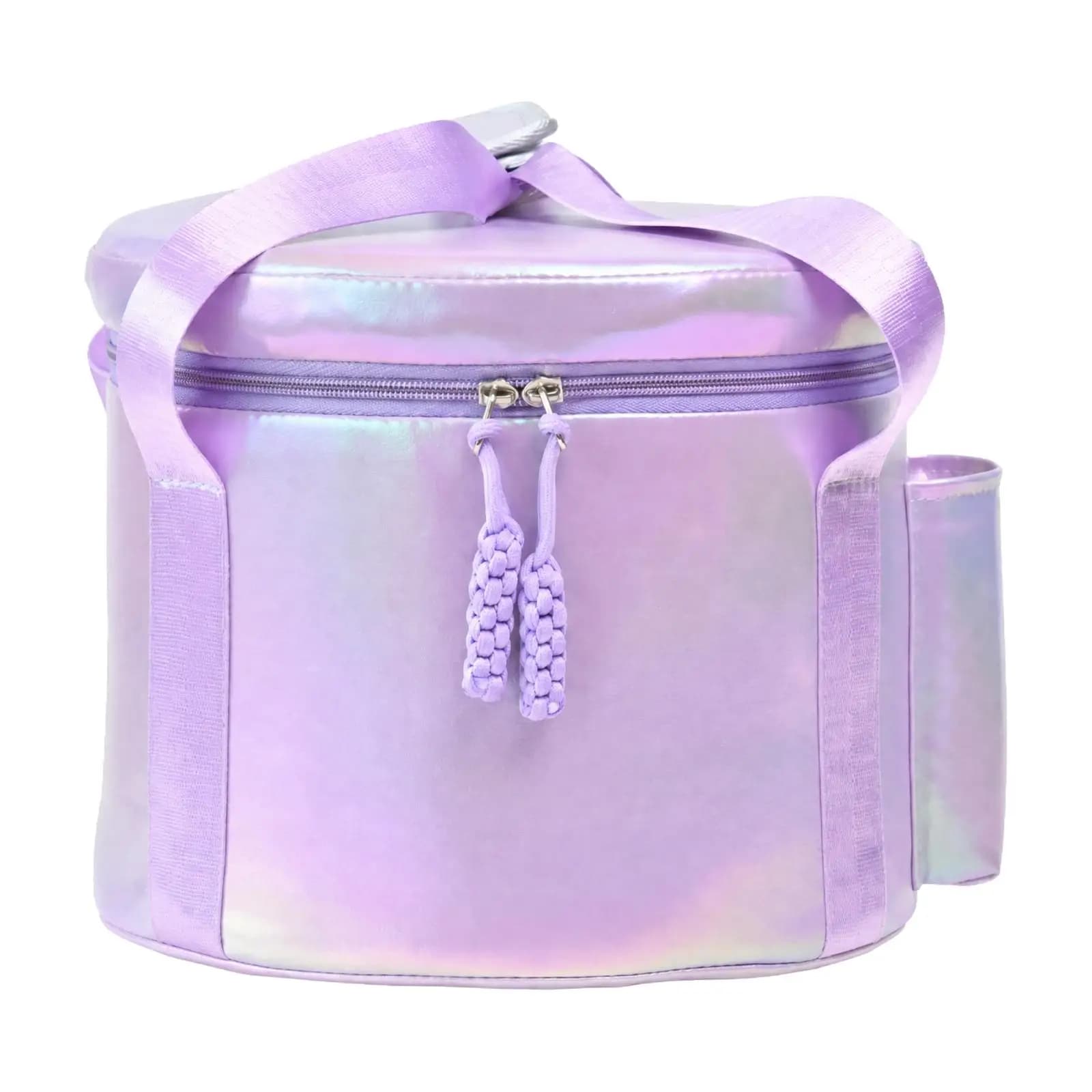Zippered Bowl Storage Bag with Side Pocket Safeguarding Crystal Singing Bowl Carrying Case Portable Sturdy for Travel