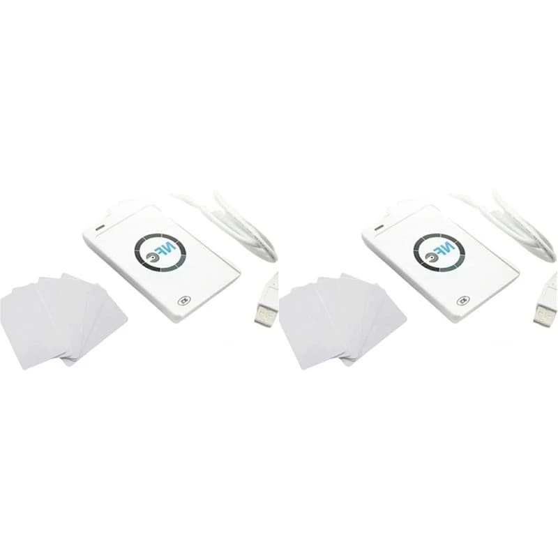 2X ACR122U Programmer ISO14443 Smart Chip Card Reader 13.56Mhz Tag Clone Copier IC 1K S50 Token Writer NFC Duplicator(C)-Y41A