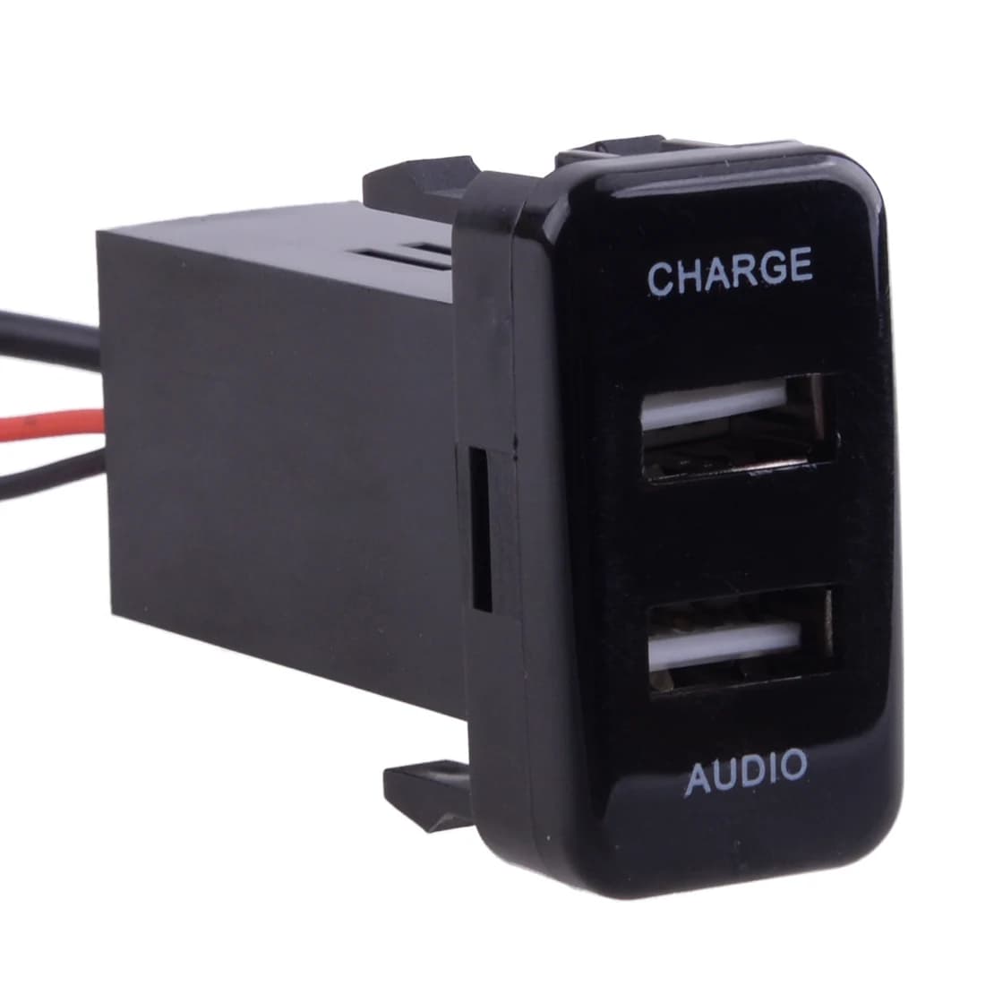 Porta caricabatterie audio doppia USB per auto adatta per Toyota FJ Cruiser Fortuner Highlander Tacoma 4Runner Tundra Hilux