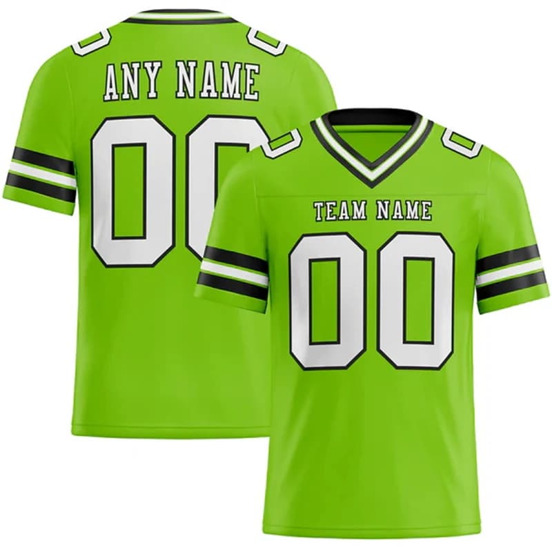 Nome personalizzato Modello T-shirt con scollo a V Uomo Maglia da calcio Camicie Calcio Colorato Retro Stampa 3D Harajuku T-shirt corta estiva Top