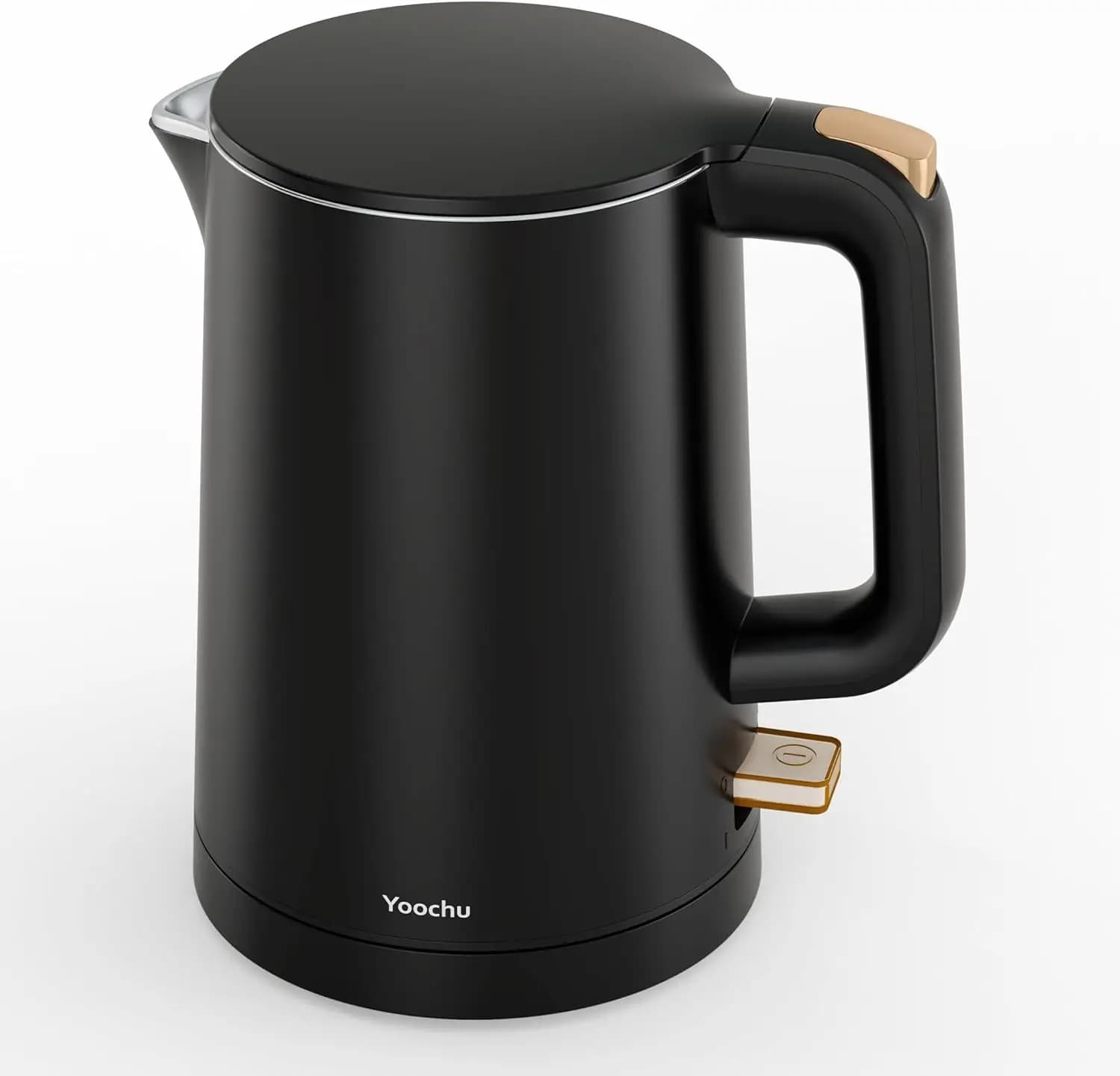 Compact Electric Kettle, 0.8L Stainless Steel, Cool Touch, Automatic Shutdown and Protection Against Dry Cleaning, Without BPA