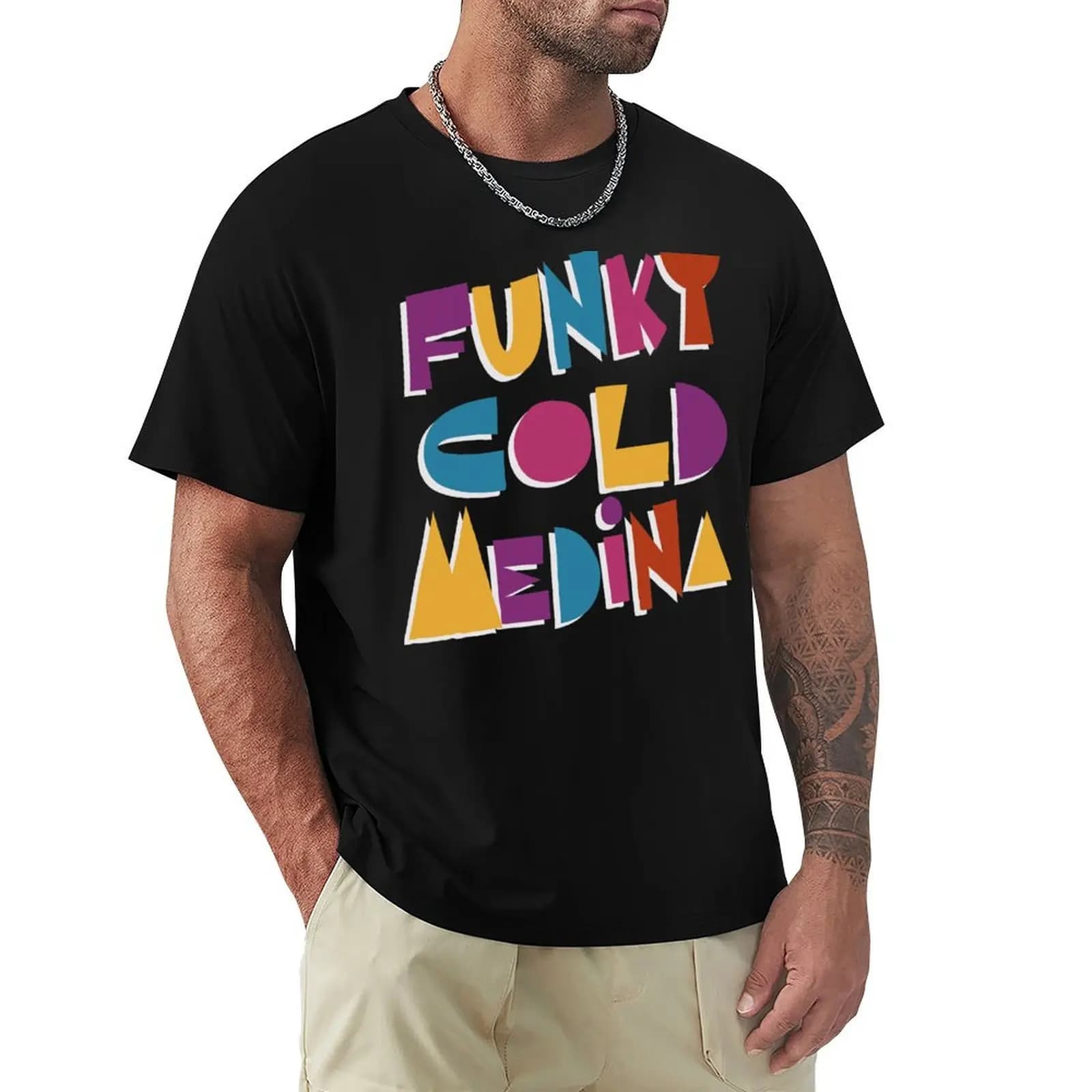 Tone Loc - Funky Cold Medina T-Shirt Fitness Quick Dry Short Sleeve Top