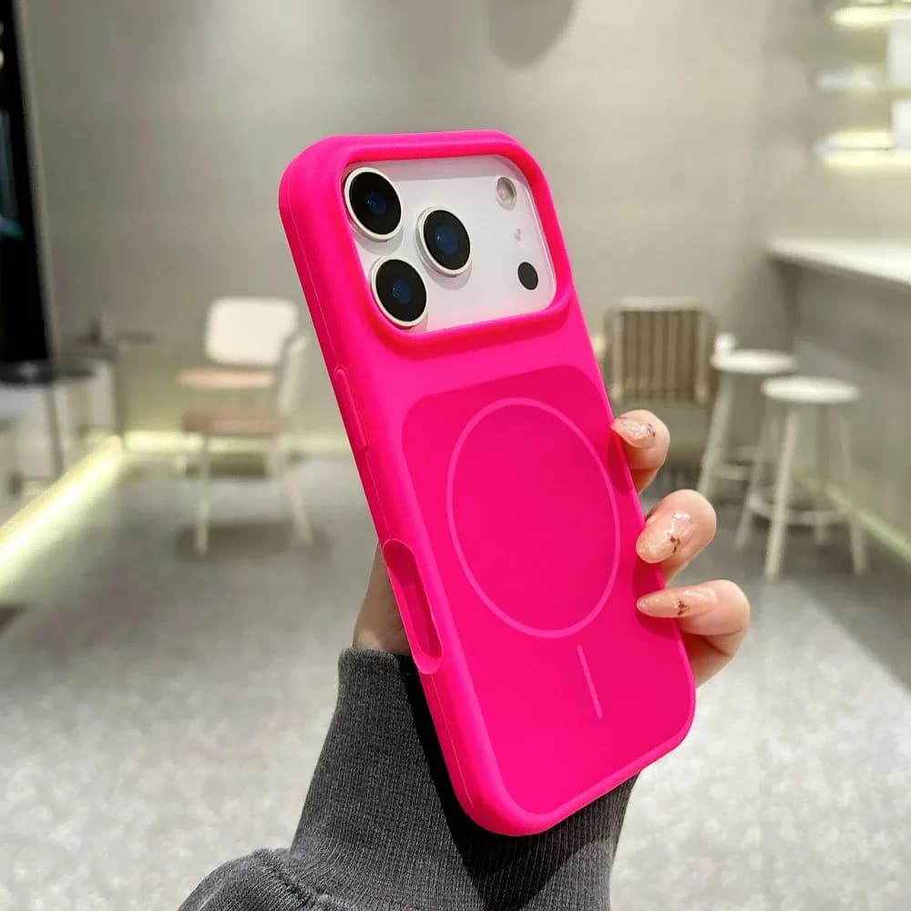 Macaron-color Liquid Silicon Magnetic Case for IPhone 18 17 Pro Max 16 15 14 for Magsafe Wireless Charge Funda Protection Cover