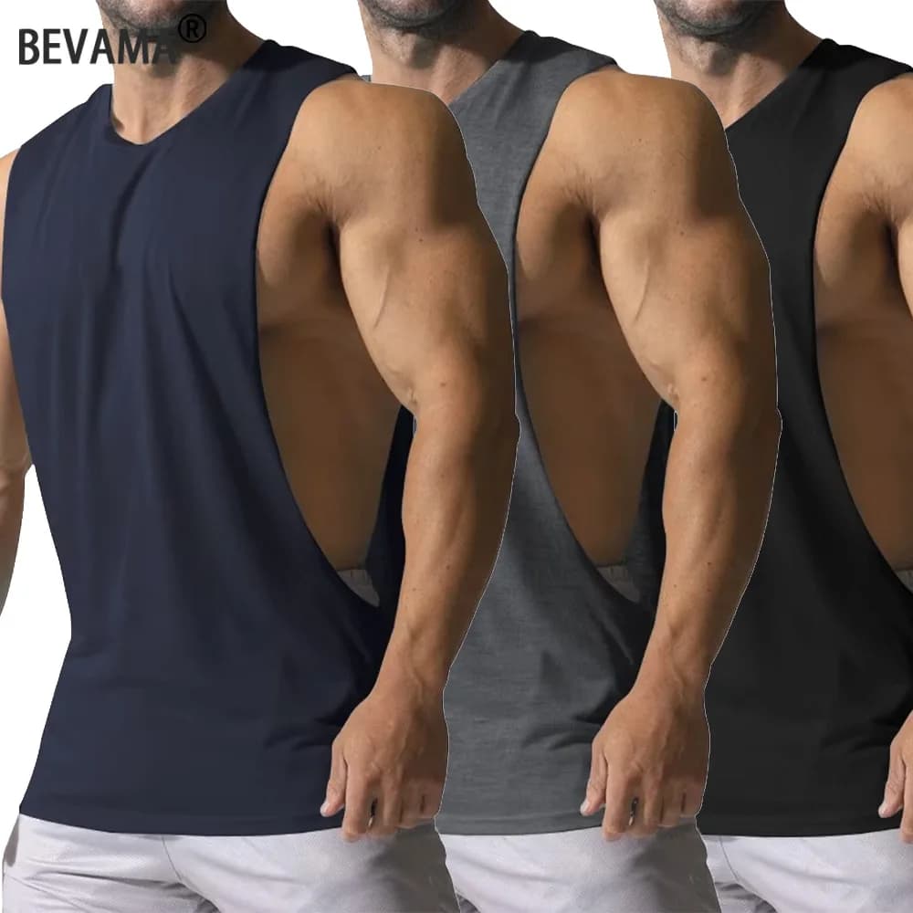 Canotta fitness da uomo estiva girocollo bodybuilding camicia senza maniche moda uomo gilet da basket camicia traspirante ampia ad asciugatura rapida