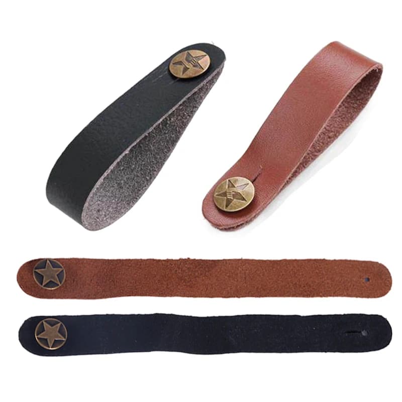 1/2/5pcs Guitar Strap Button Headstock Adapter With Latch for Ukuleles Bass Acoustic Electric Guitars Vintage Leather TMZ