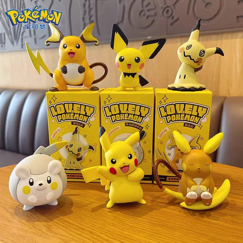 Hot Pokemon Anime Figure Kawaii Pikachu Pichu Togedemaru Alola Regione Raichu Mimikyu Giocattoli Modello Raccogliere Bambole Regalo Per I Bambini Ragazzo