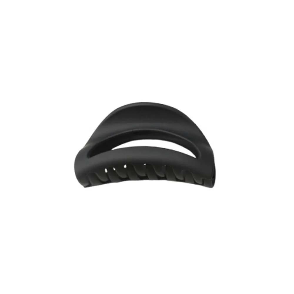 Safe Silicone Shark Clip Creative Simple Semilune Shaped Hair Claw Korean Style Waterproof Elastic Plastic Hair Claw Work