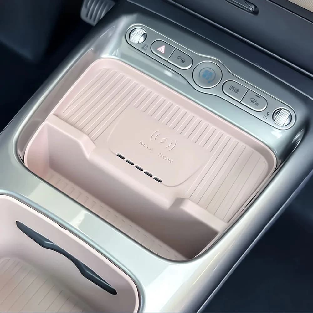 For BYD Dolphin Smart Driving Edition 2025 Wireless Charging Silicone Pad Car Parts Dust And Stain Resistant Protective Pad