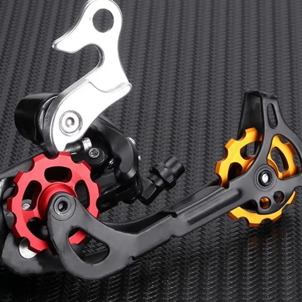 Aluminum Alloy Rear Derailleur Pulley CNC Anodized Sealed Bearing Bike Jockey Wheel 11T Ultralight Bicycle Guide Roller for 2pcs