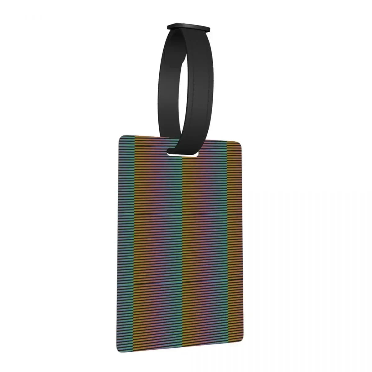 Carlos Cruz Diez Venezuela Etichette per bagagli Accessori per valigie Viaggi Bagagli portatili Etichetta d'imbarco Porta etichette ID Nome Indirizzo