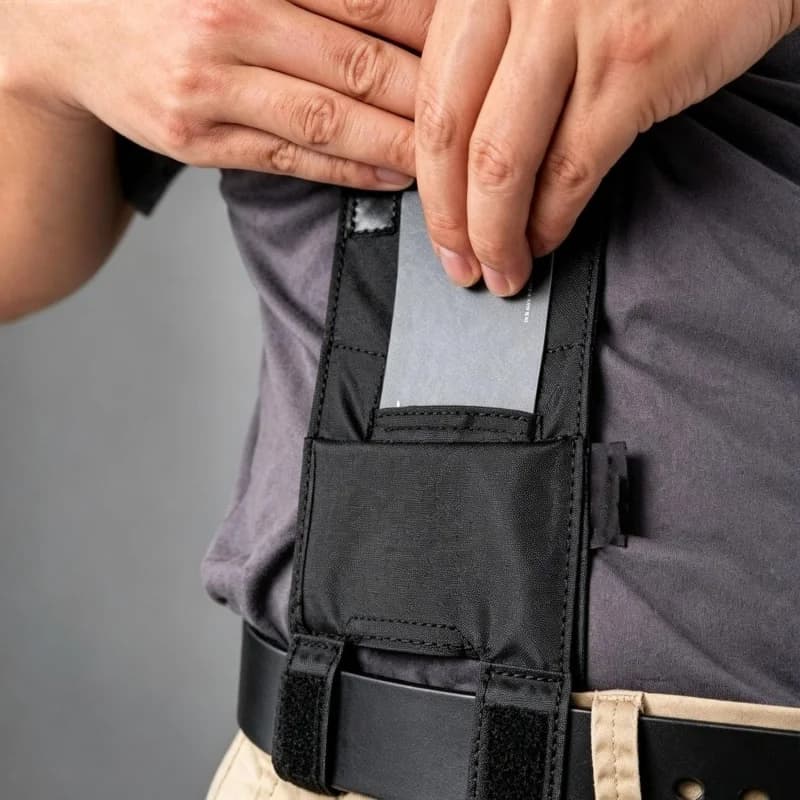 1PCS Compact EDC Belt Clip Wallet, Anti-Theft Hidden Waist Pouch, Travel Passport Cash Cards Pickpocket-Proof Purse Storage Bag
