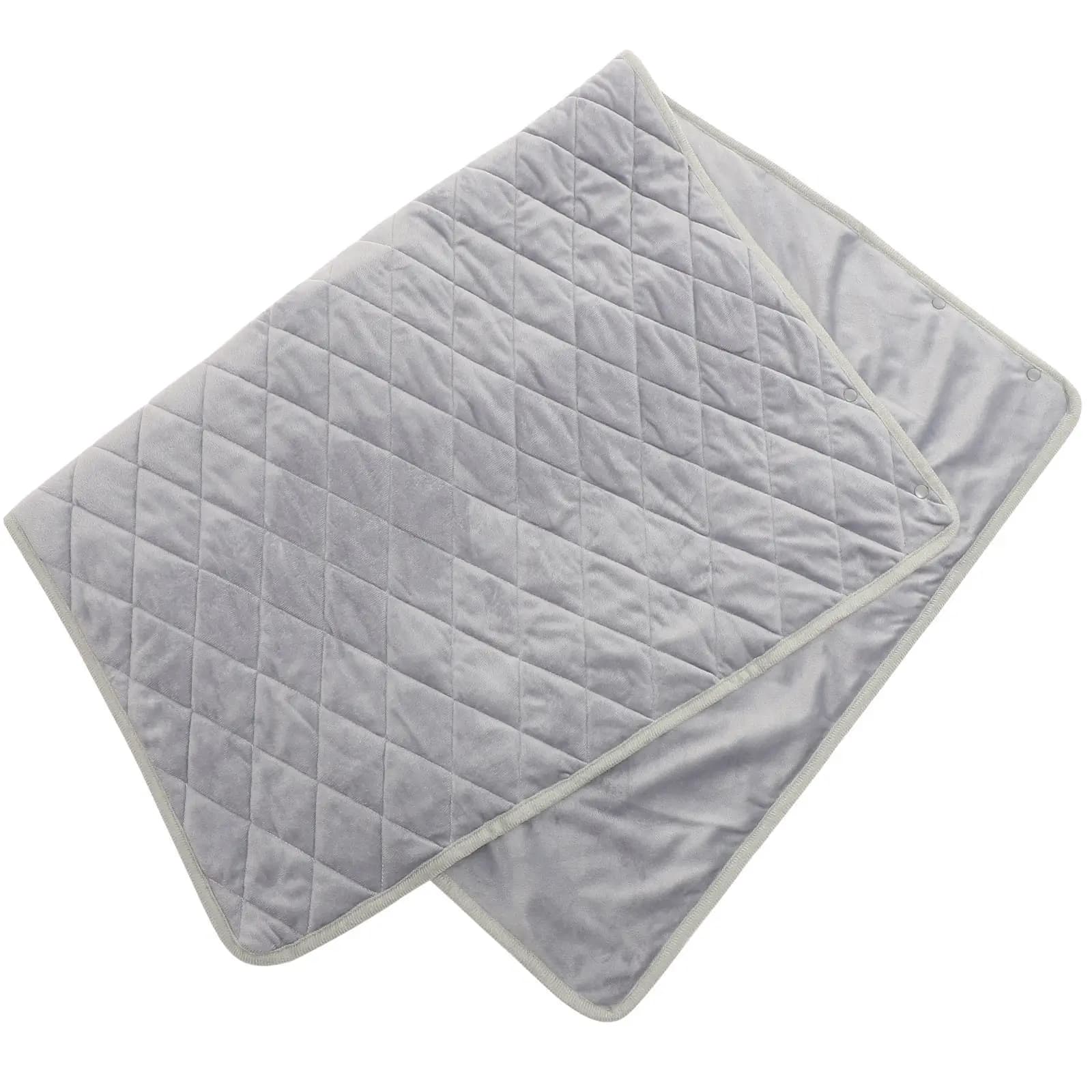 Coperta Elettrica Riscaldante Portatile, Tappeto Termico per Ufficio, Camera da Letto, Divano, Campeggio, Camper, Facile da Trasportare, Morbida e Confortevole